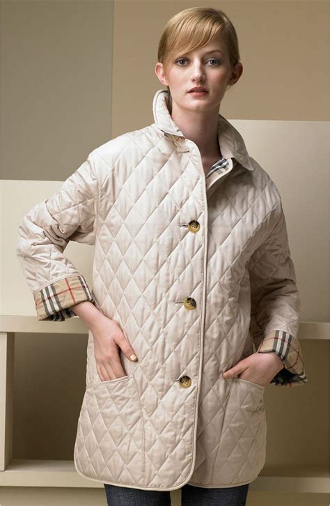 women's burberry quilted barn jacket|Burberry quilted jacket nordstrom rack.